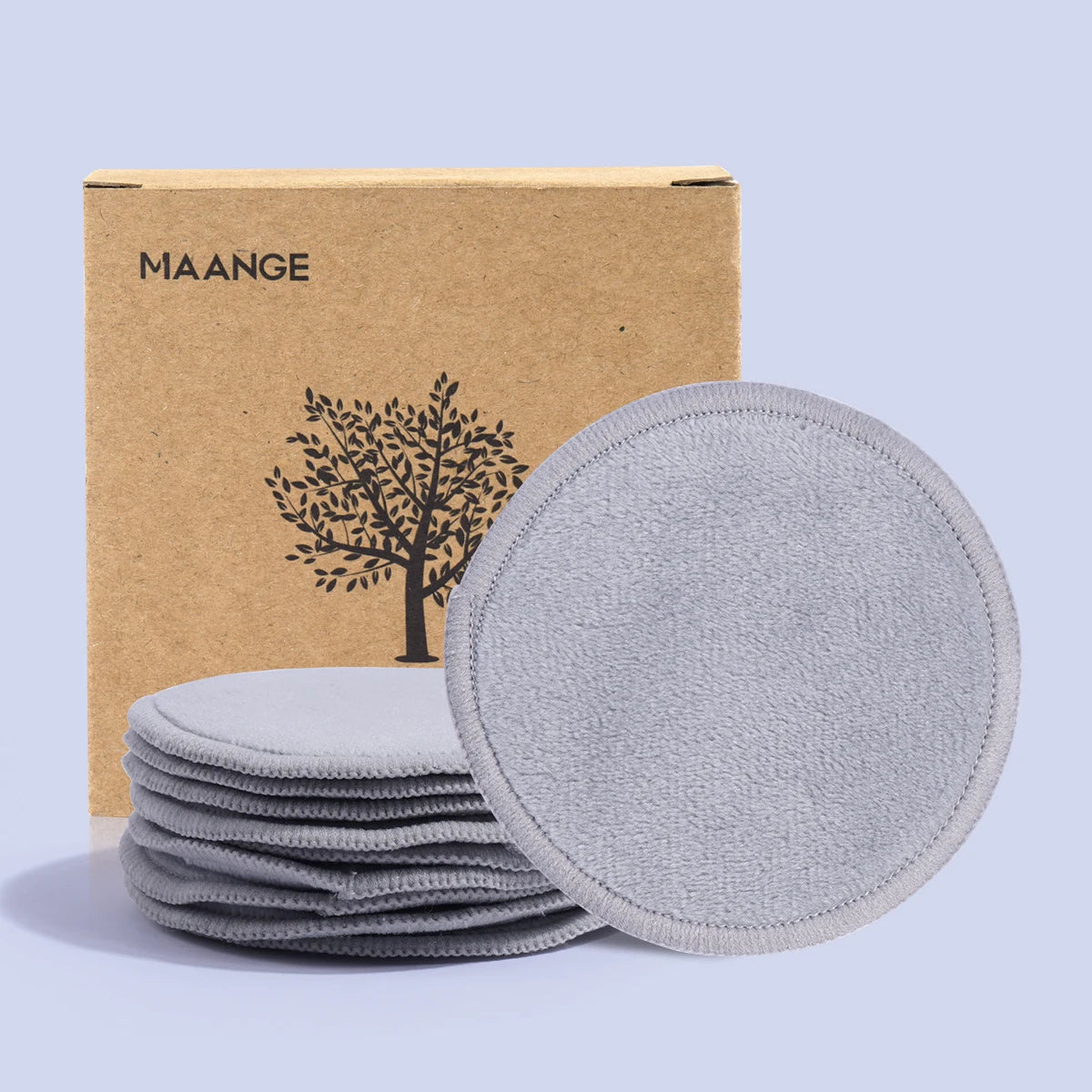 NudeNest CloudSoft™ Reusable Makeup Remover Pads – 10 Pack