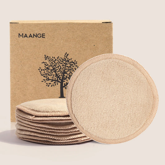 NudeNest CloudSoft™ Reusable Makeup Remover Pads – 10 Pack